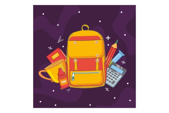 Back to School Background with Bag: Evaluating Vector Assets for Design Projects