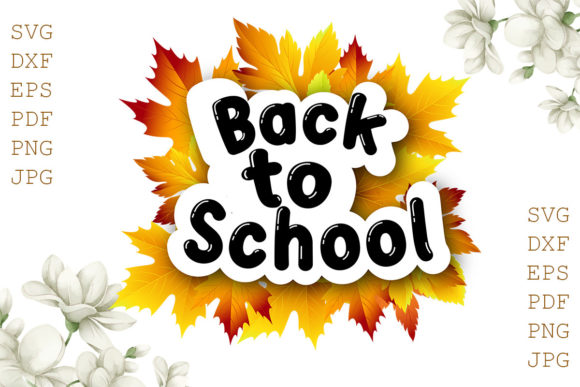 Back to School Fall Leaves Decor