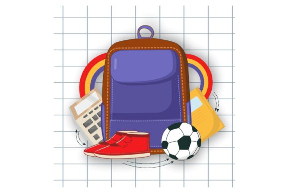 Back to School Flat Design Vector Essentials