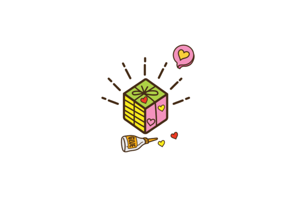 Back to School Gift Box and Glue SVG: Creative & Practical Design