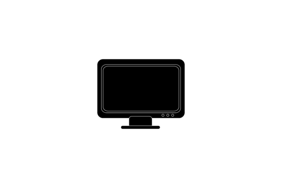 Back to School Monitor Silhouette
