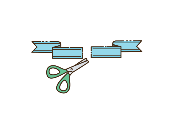 Back to School Ribbon Scissors SVG for Creative Projects