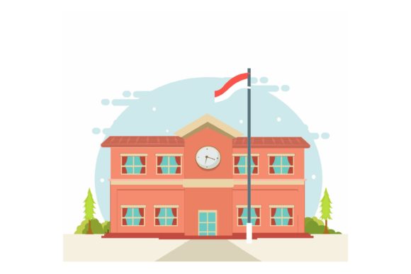 Back to School & School Building Vector Graphics Guide